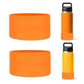 UWSTE 2Pcs Silicone Boot for YETI Rambler 26oz Bottle, Anti-Slip Sleeve Bottom Protector Accessories for YETI Rambler 26oz, BPA Free Silicone