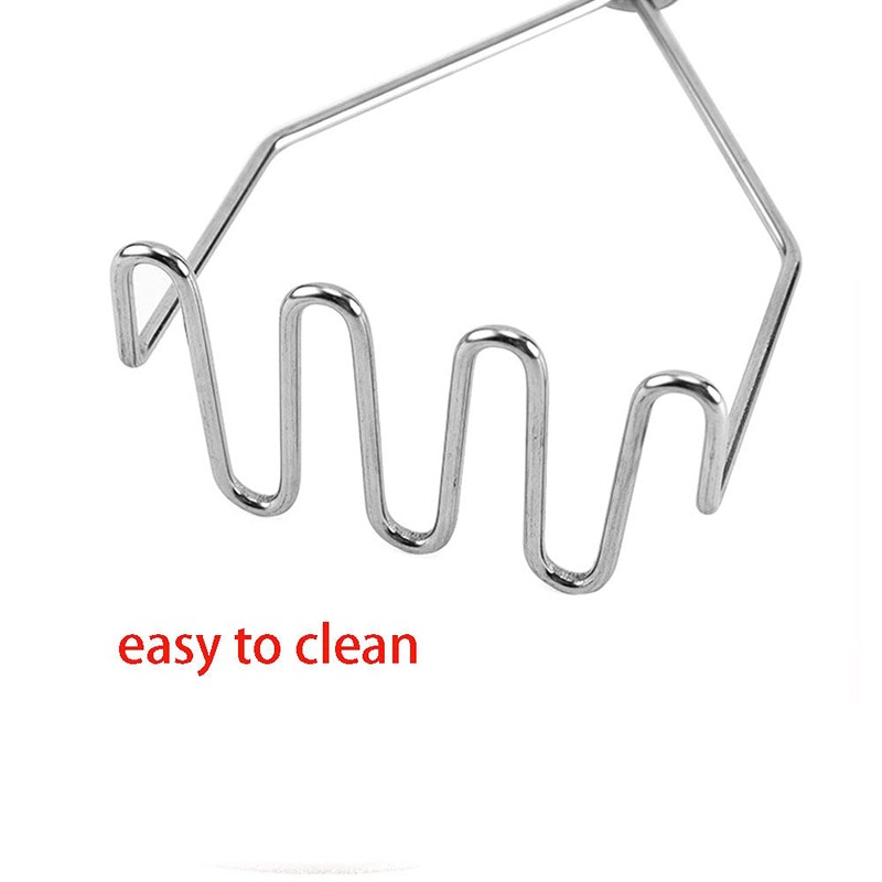 Potato Mashers, Potato Masher Stainless Steel Professional Kitchen Cooking Utensil