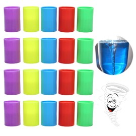 20 Pcs Tornado Bottle Connector Cyclone Tube Vortex Connector Bulk, Tornadoes in A Bottle, 2 Liter Bottle Connector for Scientific Experiment