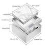 1Recessed Floor Electrical Outlet Kit,Waterproof Electrical Outlet Covcer Box with