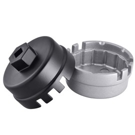 HugeAuto 36mm Universal Car Oil Filter Wrench Removal Tool (Black)