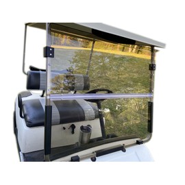 ECOTRIC Tinted/Smoke Windshield Compatible with 1995-2003 Yamaha G14 G16 G19 Gas and Electric Golf Cart Fold Down Windshield