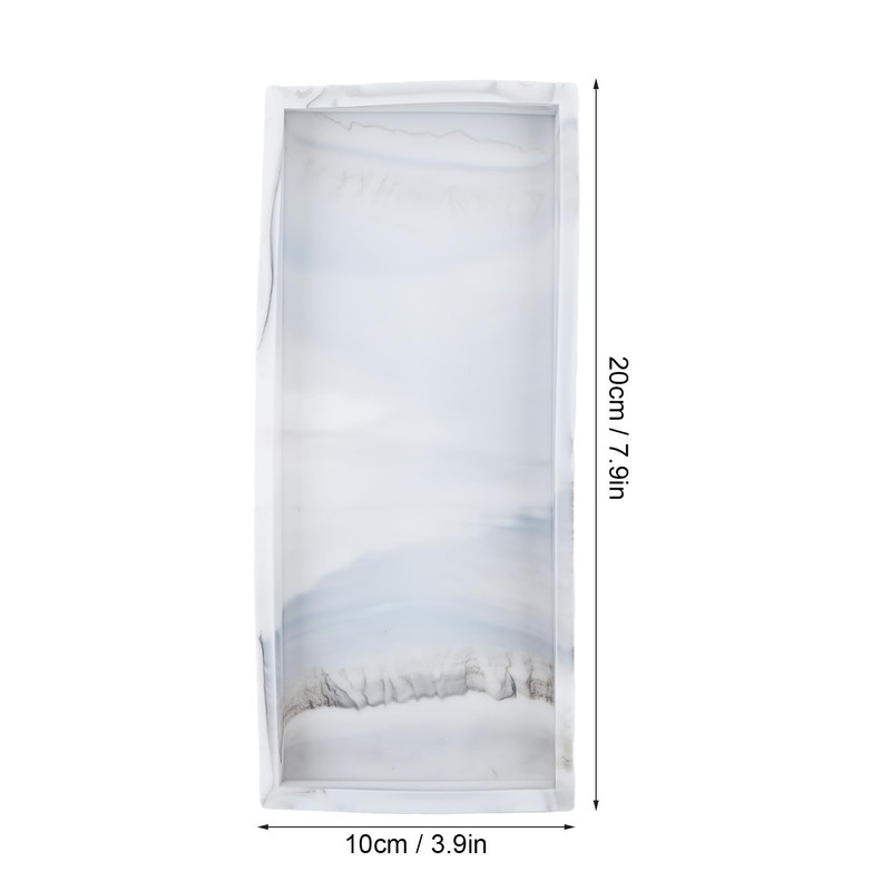 Bandeja de Baño para Mostrador, Bandeja de Tocador de Silicona