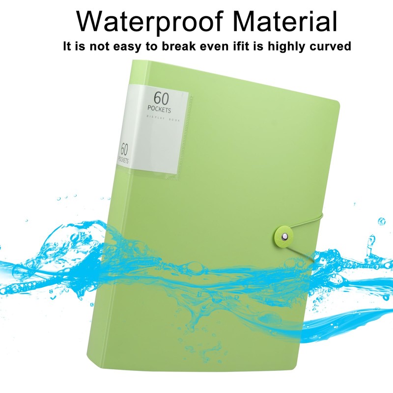 A4 Display Folders with 60 Pockets, Display Book Folders for