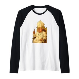 Divine Comedy Mashup – Funny Political Costume Art Raglan Baseball Tee