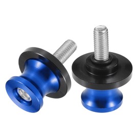 VekAuto 1 Pair of Swing Protectors, 8 mm M8 x 1.25 CNC Swing Protectors Slider Stand Universal for Motorcycle, Durable Aluminium Alloy, Black Blue