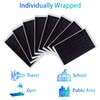 Black Masks Disposable, Black Face Masks for Adults - 4