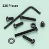 236 Pcs M4 Bolts and Nuts Set, M3 Nuts and