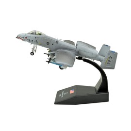 TANG DYNASTY(TM) 1:100 A-10 Thunderbolt II Ground Attack Aircraft Metal Plane Model,US Air Force, Military Airplane Model,Diecast Plane,for Collecting and Gift (Weathering Coating)