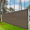 AwnPro Privacy Fence Screens 5'x12' Sun Block Windscreen with Heavy