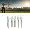 5PCS LED Lighted Nocks Plastic Shell Easy Installation for 6.2mm