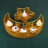 Ramadan Iron Tray Moon Star Shaped Eid Mubarak Dessert Tray
