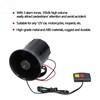 12V 30W 105db Car Horn 3 Tones Emergency Warning Alarm
