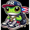 Ed 787 Puerto Rico Coquí Sticker 2.5" 'El Coquirican'