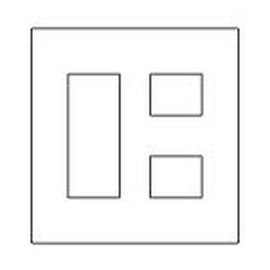 Panasonic (Panasonic) Wide Plate wtf8005 W