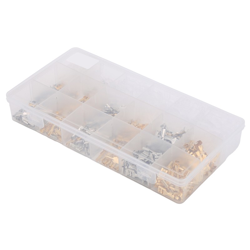 540Pcs Wire Connectors Kit Spade Terminals Set Industrial Accessories 2.8/4.8/6.3Type