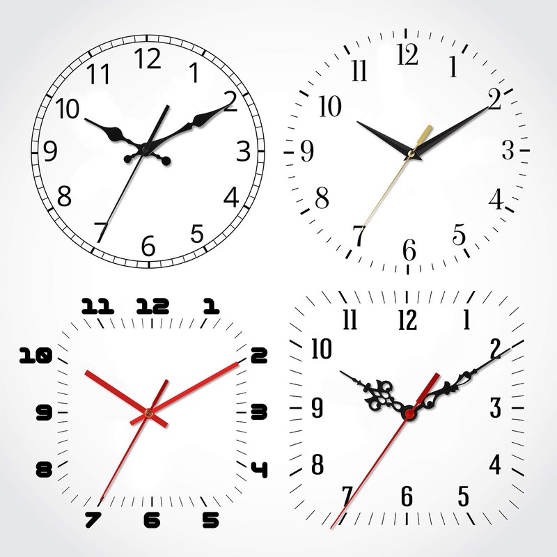 2 Pieces Clock Movement for Wall Clock Movement with Hands