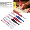 Carpenter Pencil Marker Set Multifunctional 6 Long Nib Deep Hole