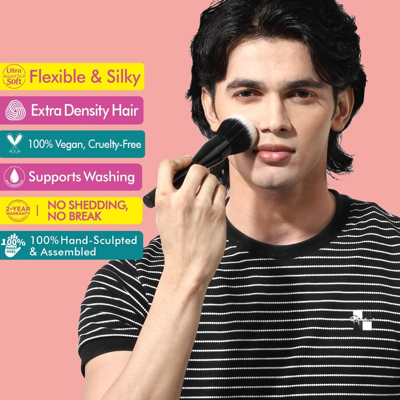 M3 Full Face Powder Makeup Brush, Extra Large, For Setting,