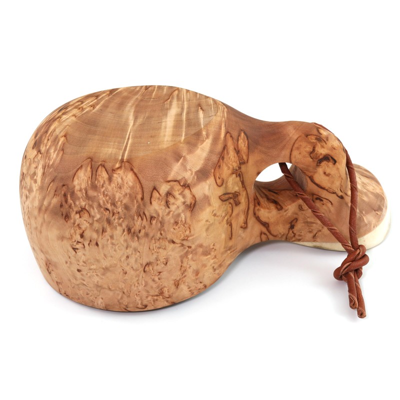 Kuksa Wooden Nordic Drinking Cup Handmade in Finland from Birch