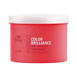 Wella Professionals Invigo Color Brilliance Mask Fine - Professional Hair Mask for Fine, Coloured Hair - Colour-Protecting Hair Treatment with Vitamin E and Antioxidants - 500 ml