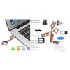 WooTeck 128GB HeartKey USB Flash Drive Metal Key Heart Data