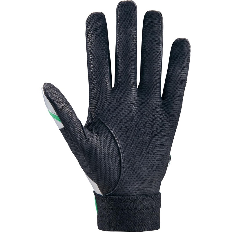 ZETT BG13011C Pro Status Batting Gloves Two-Handed Silver x Green