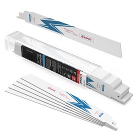 EZARC 25 Pack Bi-Metal Cobalt Reciprocating Saw Blades for Heavy Metal Cutting Sabre Saw Blades 9-Inch 14TPI R926PM+