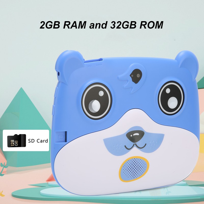 Kids Tablet 7 Inch Little Bear Shaped 2GB 32GB 5000mAh