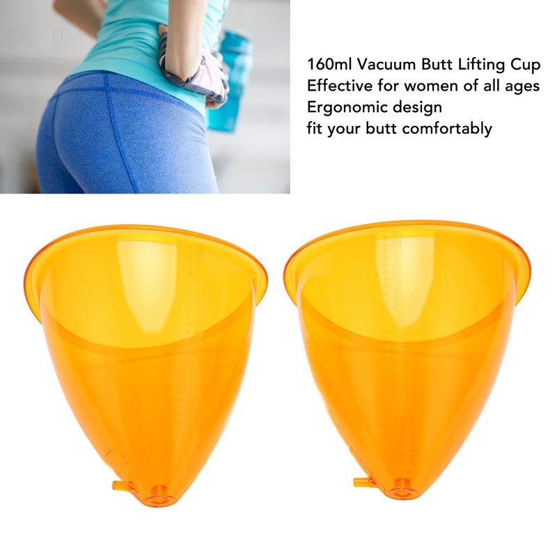 Buttock Vacuum Cups 160ml L Vacuum Cupping Machine Accessories Butt