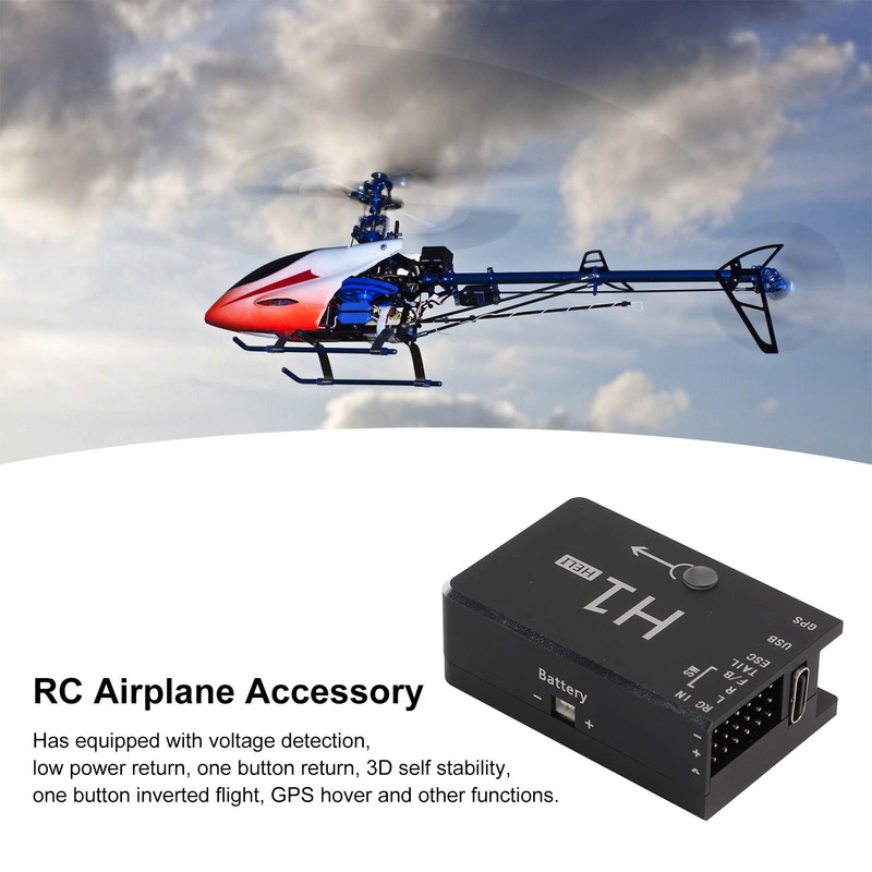 H1 Helicopter Flight Controller Short Cable Version with GPS Module