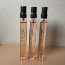 Lancome Pack of 3,  Lancome La Vie L'Eau de Parfum Purse Spray 0.3oz/10ml Each