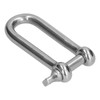 Long D Shackle 304 Stainless Steel Straight Anchor Screw Pin