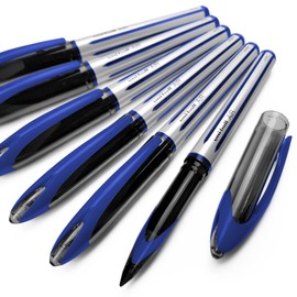 Uni-Ball AIR - 0.7mm Medium Rollerball - 6 Pack - Blue - UBA-188-L