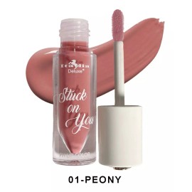 Italia Deluxe Balsamo Labial Líquido Stuck On You Tinta Italia Set 6 Pzs