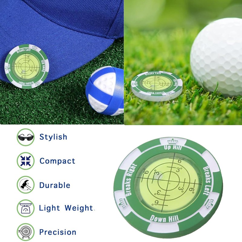 JISRKP Golf Ball Marker, Golf Marker, Golf Ball Markers for