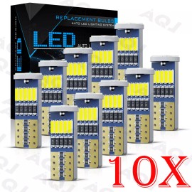 AQJ 10 Super Bright LED Bulbs for Yamaha Zuma 50F 2014-2019 mini bulb scooter: USA