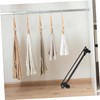 WHAMVOX 1pcs Telescopic Closet Rod Retractable Hanging Rail for Wardrobe