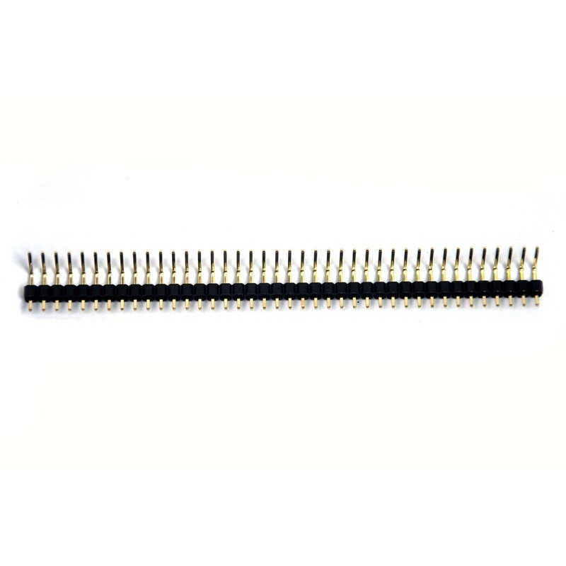Unifizz 2.54mm Pitch Right Angle Single Row Male Pin Header