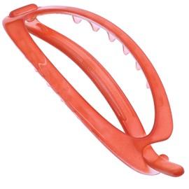 Camila Paris CP3121 French Hair Barrette Clip, Flexible Ponytail Holder No Metal Parts, Strong Hold Grip Hair Clips for Women, No Slip and Durable Styling Girls Hair Accessories, Made in France