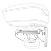 SI Tour Pak Rack Pack Wall Mount Storage For Harley