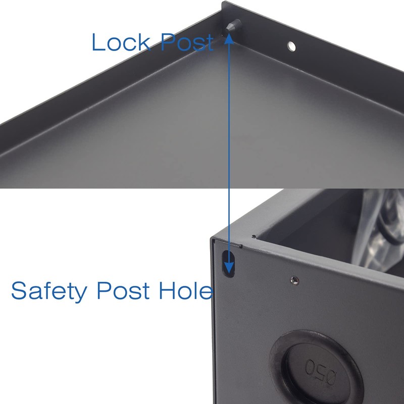 CENTROPOWER DVR Security Lockbox NVR, 18 x 18 x 5