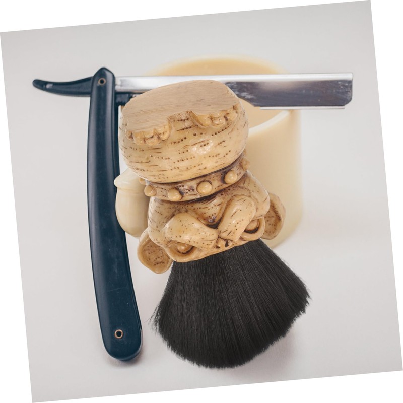 Healvian Hair Cutting Neck Duster Brush Soft Bristles for Gentle