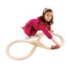 Melissa & Doug Classic Wooden Figure Eight Train Set (22
