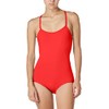Capezio Women's Camisole Leotard with Adjustable Straps, Red, Small