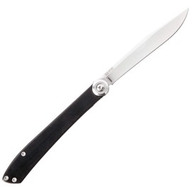 Kai Folding Personal Steak Knife, 3.25” Handcrafted Japanese Knife, Japanese 420J2 Stainless Steel Blade, Black Handle