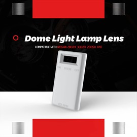 Whautole Dome Lamp Lens,Compatible with Nissan 280ZX 300ZX 200SX Sentra, Compatible with Datsun 510/A10 Series,Interior Dome Light Lamp Lens.