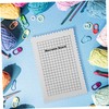 Operitacx Craft Accessories, Double-Sided Grid Macrame Board, Foam Board for