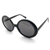 SPEED ADDICT Big Oval Sunglasses, Black x Smoke