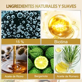 3PCS Aceite Para Barba De Hombre, Beard Serum, Barba Kit Cuidado, Aceite Para Barba, con Bergamota y Biotina. Esencia Nutritiva Que Mejora La Apariencia Visual Del Cabello y La Barba